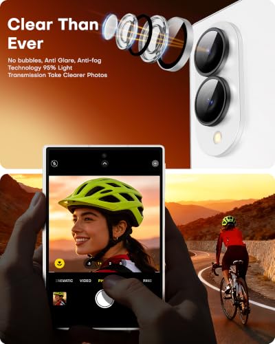 Image of TOCOL 2 Pack for Samsung Galaxy Z Fold 8 Camera Lens Protector
