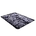 Produktbild HSKB Flauschiger Hochflor Shaggy Teppich Plüsch Weich Flauschig Wohnzimmer Spielmatte rutschfest Kriechende Matte für Wohnzimmer/Schlafzimmer Kinderzimmer oder Flur Läufer (80x50cm) (Marine)