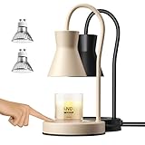 Candle Warmer Lamp, Touch Control Dimmable Metal Candle Lamp Warmer Height Adjustable, Compatible wi