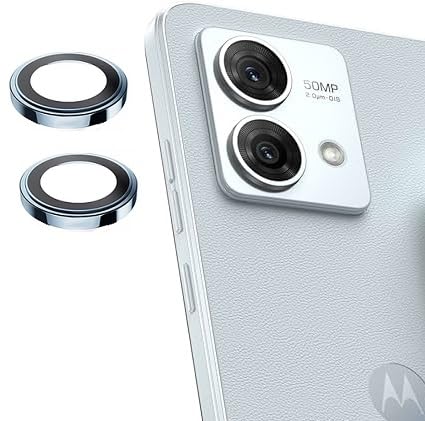 Image of for Motorola Moto G84 5G Camera Lens Protector, 9H Tempered Glass, 2 Pack -1 Set BLUE