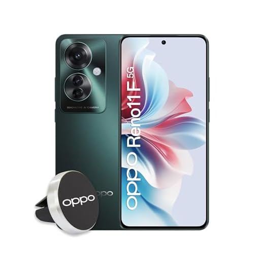 OPPO Reno11 F 5G Smartphone,Tripla fotocamera 64+8+2MP, Selfie 32MP, Display 6.7” 120HZ AMOLED FHD+, 5000mAh, RAM8(+4GB/6GB/8GB)+ROM256GB (esp2TB), Supporto Auto [Versione Italia], Palm Green