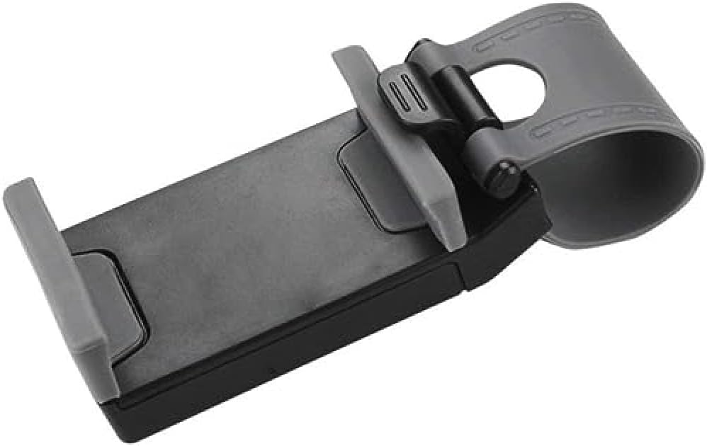 Reiko Car Steering Wheel Phone Mount - Retail Packaging - Gray - HLD07-GY