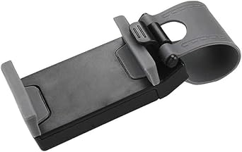 Reiko Car Steering Wheel Phone Mount - Retail Packaging - Gray - HLD07-GY