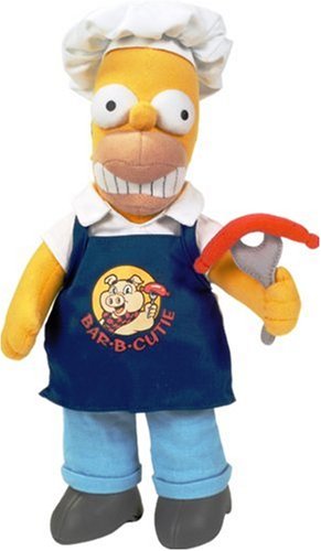Preisvergleich Produktbild United Labels 1000392 - Simpsons-Plüsch Figur Homer BBQ 28 cm