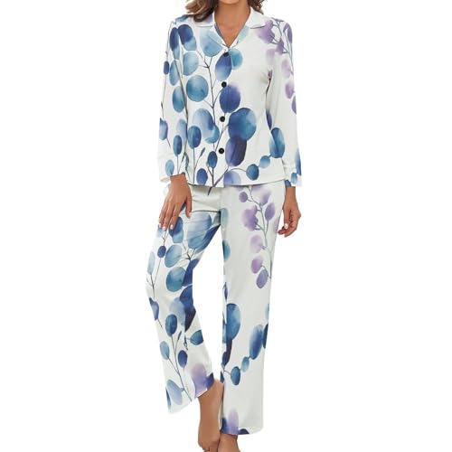 Pyjama d'été pour femme en taille élastique, l'ensemble de détente idéal pour vos matins cocooning