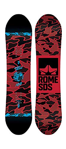 Rome Snowboards Monished Snowboard, Black, 100