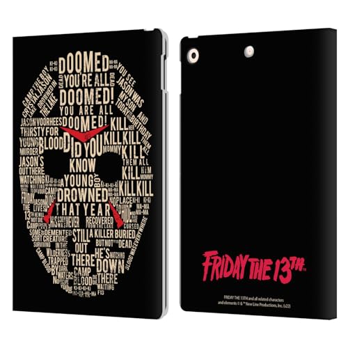 Housse iPad 10.2 Friday The 13th finitions cuir premium graphiques 1980