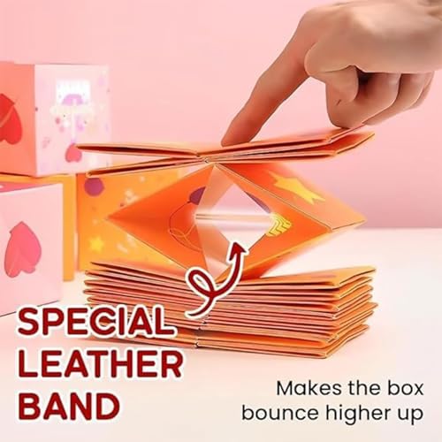 Yaepoip Surprise Box, Surprise Gift Explosion Money Box for Cash Birthday (Santa Claus,10Bounce Box) – vue 7