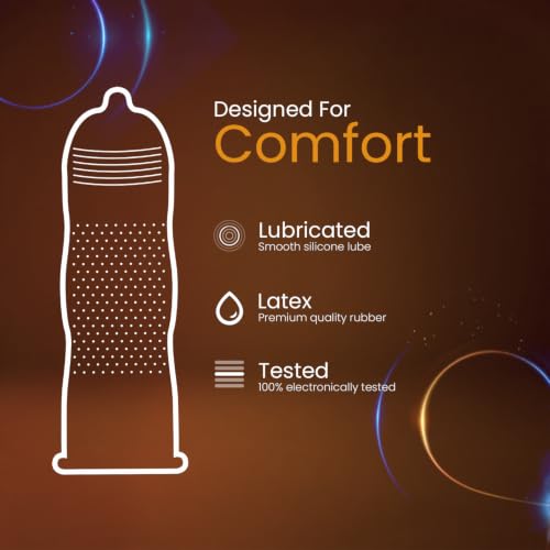 Image of Funtime chocolate Flavoured comdoms Pack of 2 (10pc each) | Dotted Ribbed & Contoured Condoms for Maximum Pleasure | Made With Natural Rubber Latex | Lubricated Condoms for High Excitement & Satisfaction