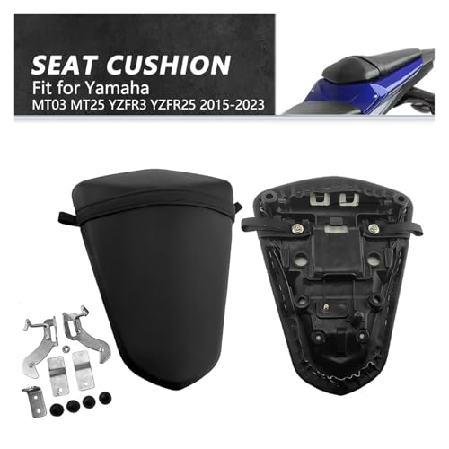 Cojín para sillín de pasajero ideal para viajes largos en moto Yamaha MT y YZF 2