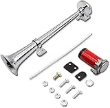 Hohe Qualität: Das einzelne Horn ist aus hochwertigem Material gefertigt, um maximale Festigkeit und Haltbarkeit für eine lange Lebensdauer zu gewährleisten. Und aus Material, das robust genug ist, um jedem Wetter und jeder Form von Elementen des Schneesturms standzuhalten.