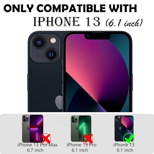 Annymall Z- 13 For Iphone 13 Case With 2 Screen Protector,Shockproof Drop Protection Full Body Heavy Duty 3 Layer Military Rugged Durable Phone Cover thumb #6