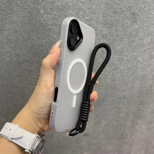 Coque magnétique iPhone 12 avec cordon amovible pour charge sans fil