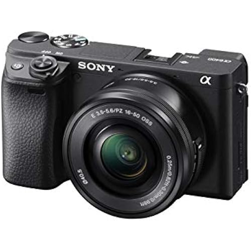 Sony Alpha a6400 Mirrorless Camera: Compact APS-C Interchangeable Lens Digital Camera - E Mount Compatible Cameras - ILCE-6400L/B (Renewed)