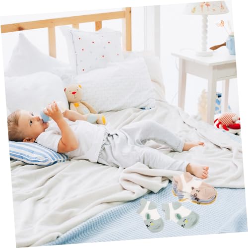 VALICLUD Cartoon Animal Socks for Boys and Girls Soft Breathable Cotton Toddler Socks Cute Animal Pattern for Everyday Wear 5 Pairs2