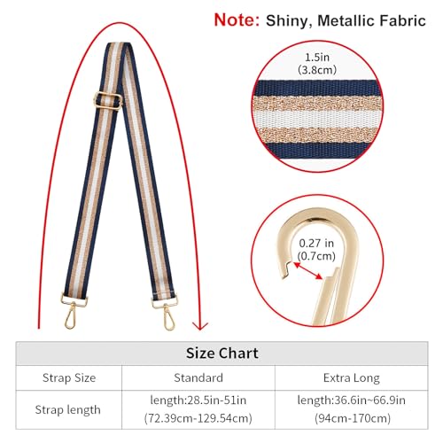 Image of ZOOEASS Wide Shoulder Strap Adjustable Replacement Belt Crossbody Canvas Bag Handbag