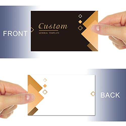 Custom Business Cards Customize with Logo QR Code Personalized Glitter Marbling Cards 1000 500 200 100 for Small Business Double-Sided Printing