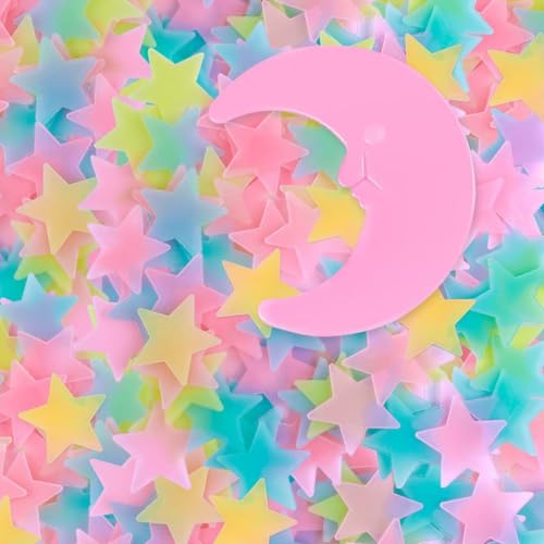 Stickers de Estrellas y Luna Luminosos para Pared miniatura 7
