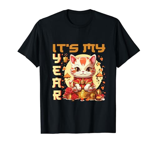 Feliz Año Nuevo Chino 2024 Lucky Cat It's My Year Camiseta