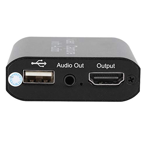 Tarjetas de Captura de Audio y Video, Dispositivo de Captura de Video HDMI 4K con Salida de Bucle, Dispositivo de Captura de Juegos Full HD 1080P, Grabador de Video Game Grabber