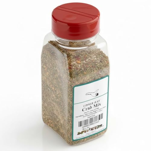 Glownary Upper Bay Crab Mix, Seafood Seasoning Blend, 16 oz,