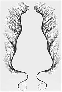 Hair Tattoo Sticker, Hair Temporary Tattoo Sticker, Hairline Stickers, Hair Tattoo Sticker Edges Hairstyles Tattoo Edge Hair Waterproof Fake Hairline Sticker for Tattoo DIY Hair Styling (HE-01)