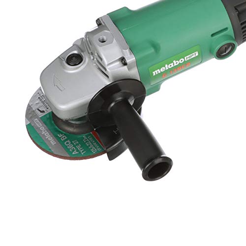 Metabo HPT Winkelschleifer, 12,7 cm, 11 Amp staubdichter Motor, Trigger Lock-On, 10.000 U/min, kompaktes und leichtes Design, 1 Jahr Garantie (G13SC2) – Bild 7