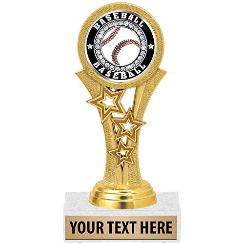 Baseball Trophies, 5 1/2" Starbeam Baseball Ice Trophy, Engraving Included