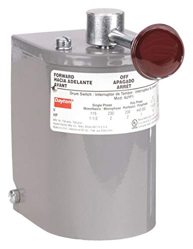 Dayton Switch, Drum Reversing, Steel Handle