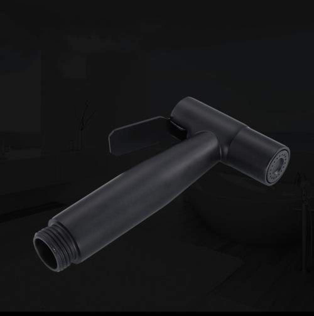 Personal Hygiene HandheldSet - Black Toilet Flushing Spray Gun, Washing Machine, Ass, Nozzle, pressurization Wall Mounted