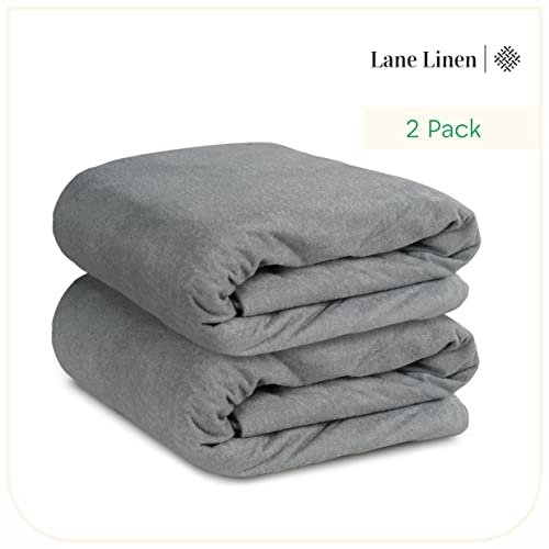 2 Pack Queen Waterproof Mattress Protector, Queen Size Mattress Cover, Bamboo Terry Bed Cover For Queen Bed, Breathable & Noiseless, Machine Washable Vinyl Free 8-20'' Deep Pocket - Grey #TOP1