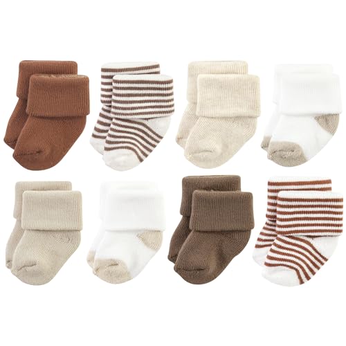 Image of Hudson Baby baby-girls Cotton Rich Newborn and Terry Socks