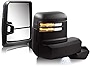 Towing Mirror Compatible with 2019-2022 Chevy Silverado 1500 With Power Adjustment Mirror Heated Turn Signal & Running Light Backup Light Puddle Lamp BSM Light Temperature Sensor Pair Set