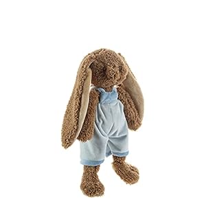 Dilly dudu Holiday Plush Bunny Rabbit Stuffed Animal Soft Toys Cuddly Dolls Best Gifts 12 Inch Brown
