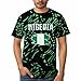 DIY8HOK Custom Nigeria Soccer T-Shirt 2024 Personalized Shirt Team Flag Shirt Short Sleeve Soccer Printed Sport Apparel Gift Men Women Youth XS-5XL