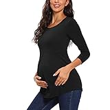 Anlassspezifischer Designstil und Vielseitigkeit, Komfort und Eleganz. Sie können es in allen Stadien der Schwangerschaft oder nach der Schwangerschaft tragen. Perfekt zu Jeans, Leggings und Shorts. Passend für