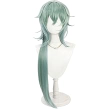 Honkai Star Rail Anaxa Cosplay Wig Heat Resistant Synthetic Hair Role Play Halloween Christmas Costume Party Wigs + Wig Cap
