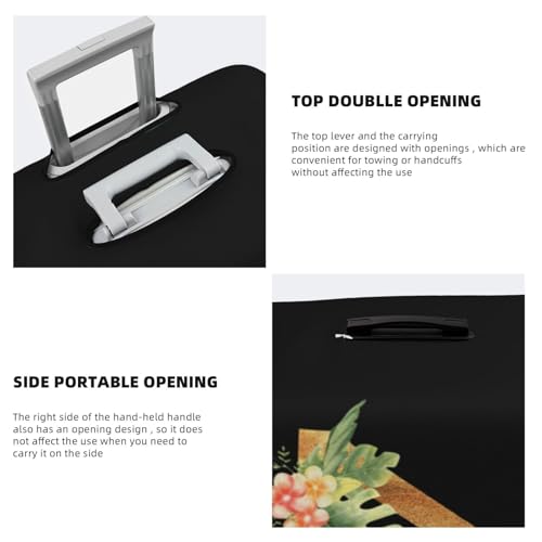 Letter Z Luggage Cover Fits 18-32 Inch Suitcase, Washable Elastic Suitcase Cover Protector with Concealed Zipper for Wheeled Suitcase Travel Accessories LC994