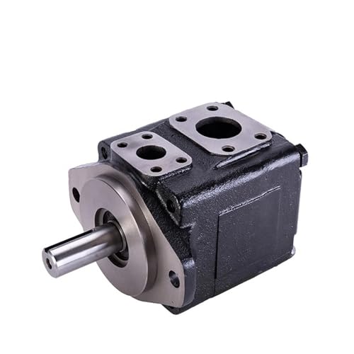 RBFRZGSU 1pcs T6E Industrial Hydraulic Oil Pumps T6 Vane Pumps Keyed Shaft Replacement Rotation CW(T6E-062-1R00-B1)