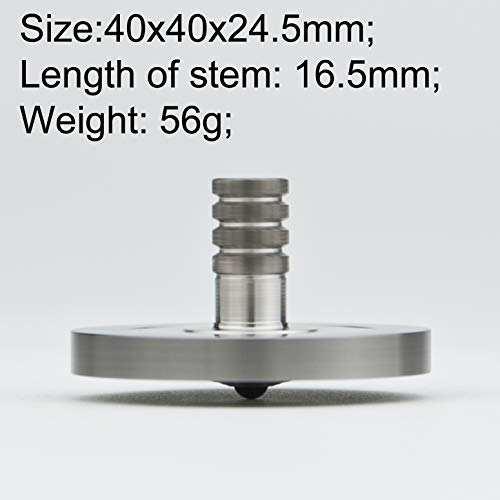 Djuiinostar Tungsten Spinning Top (Best Performance Top On Amazon, Best Record 30+ Minutes), Long Distance Runner (15-20 Minutes), Correct The Dynamic Balance Of Each Top By Hand Dst-815 #TOP1