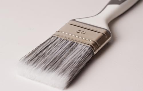 Boldrini Pinsel für Nagellack mit synthetischen Borsten und ergonomischem gummiertem Griff, Größe 4 cm, hergestellt in Italien