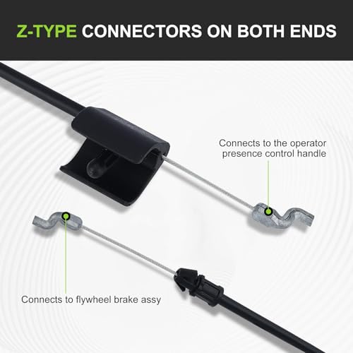 Harbot 532427497 Zone Control Cable for Husqvarna AYP HU775H 775EX 7021P RC 7021 RH HU700L HU800AWD HU725AWD HU775H Craftsman 197740 532197740 427497 Lawn Mower Push Mower Cable by Harbot - Image 5