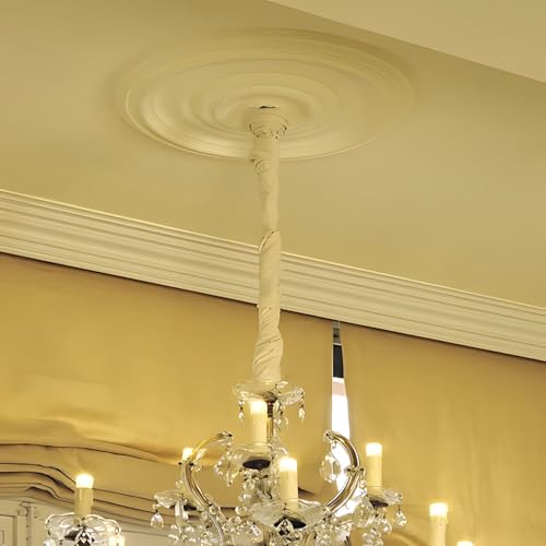 Rosace R09 Orac en mousse de polyuréthane Ø 48,5 cm pour décoration de plafond - 6