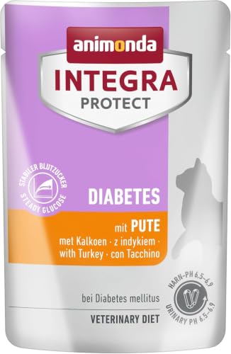 animonda INTEGRA PROTECT Katzenfutter nass Diabetes mit Pute (24 x 85g)