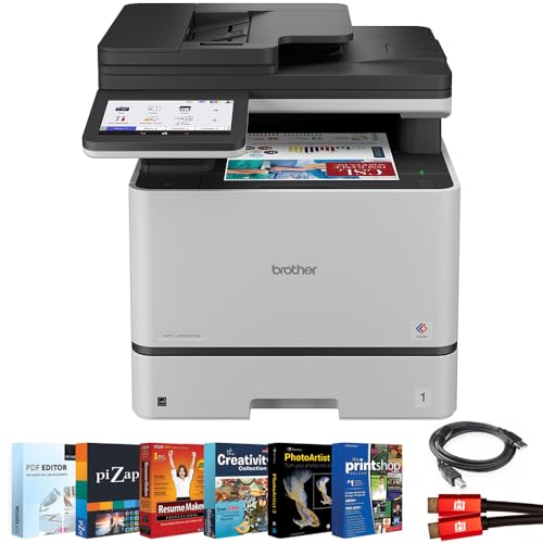 Brother Business Color Laser All-in-One Printer with Duplex Print,...