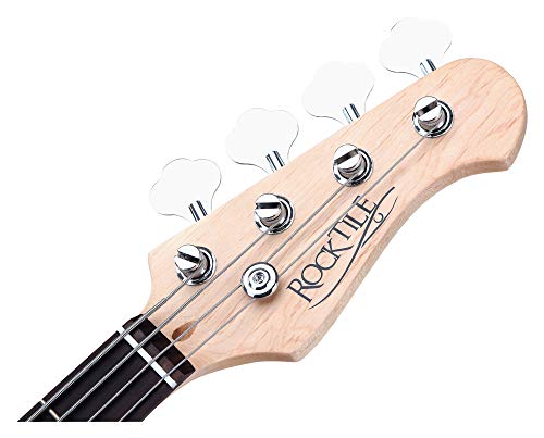 Rocktile Groover's Pack JB E-Bass Komplettset Sunburst (Verstärker, Tasche, Kabel, Gurt, Ersatzsaiten und Schule mit DVD)