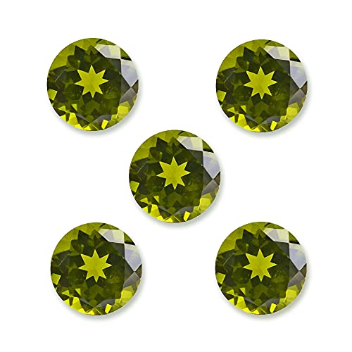 Péridot 4x4 à 15x15 mm pierre précieuse lâche pour sertissage