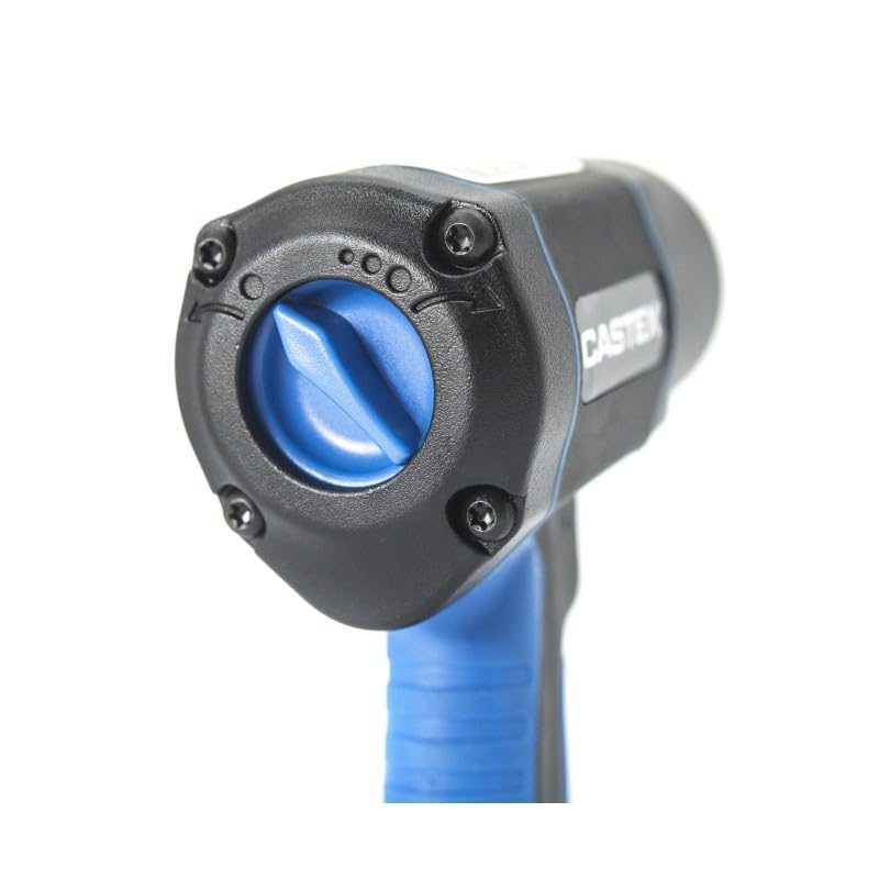 CASTEX - Chiave a impulsi pneumatica 1/2" 1600 Nm TWIN HAMMER – leggera, potente, regolazione della coppia, rotazione sinistra/destra – modello PCAS-001
