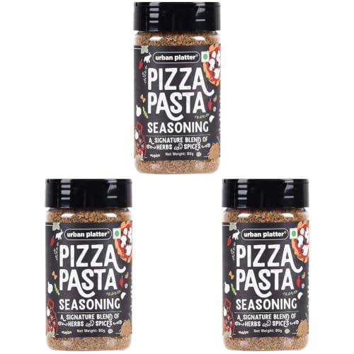 Image of Urban Platter Pizza Pasta Seasoning, 80g (Signature Italian-Style Seasoning | Multipurpose Herb & Spice Blend | MSG-Free) (Pack of 3)