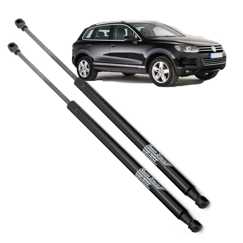 Image of Ramor Strutz 2x Tailgate Gas Struts Compatible with a VW Touareg Mk2 2010-2017 7P5, 7P6.. Tailgate Gas Springs Replacement for 7P6827550 and others.